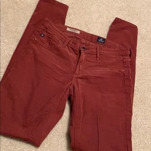 Red Supper Skinny AG cords